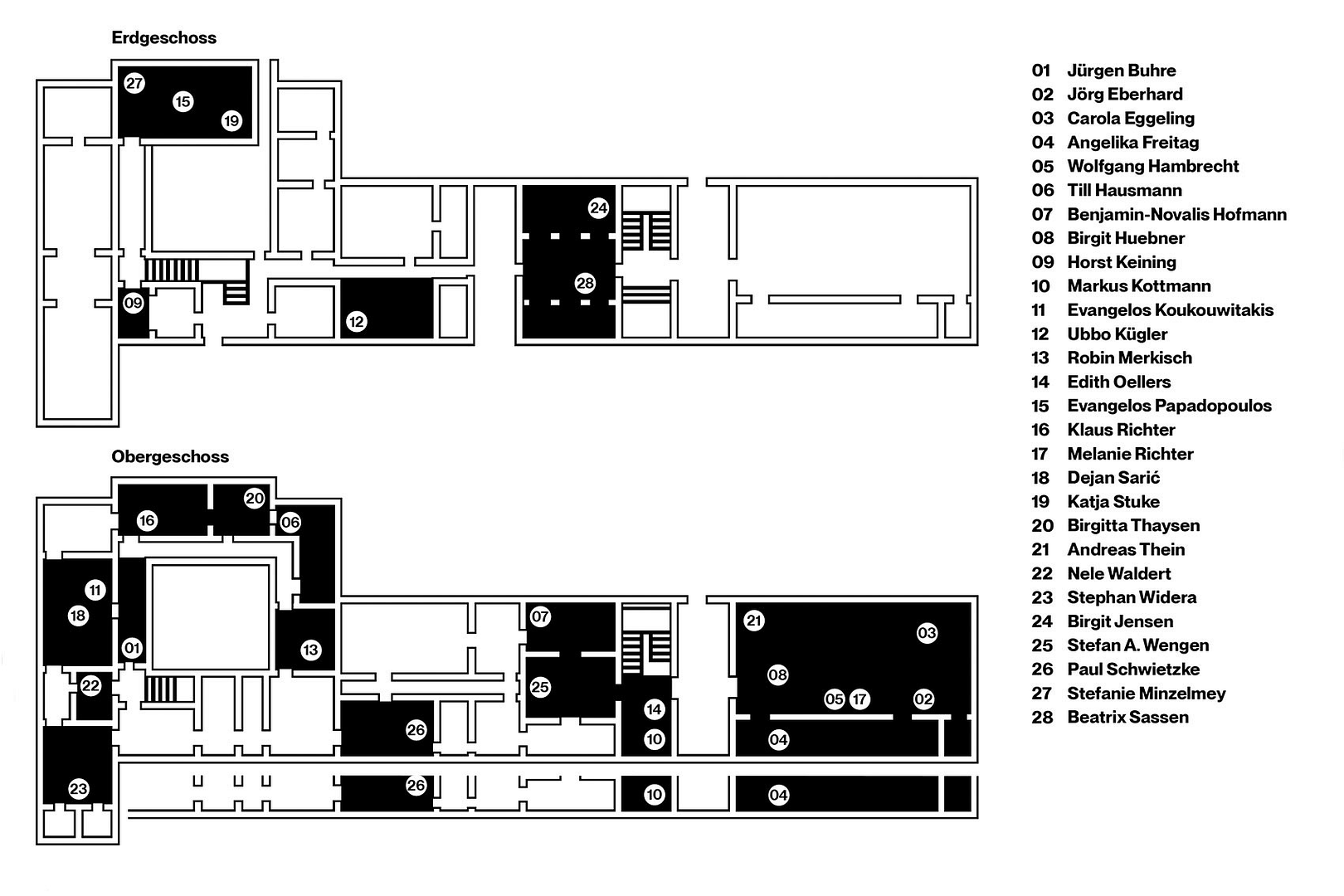Lückenfüller – Raumplan Labyrinth Stadtmuseum