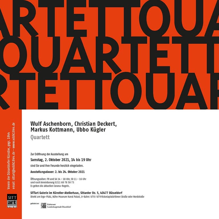 Quartett – Wulf Aschenborn, Christian Deckert, Markus Kottmann und Ubbo Kügler